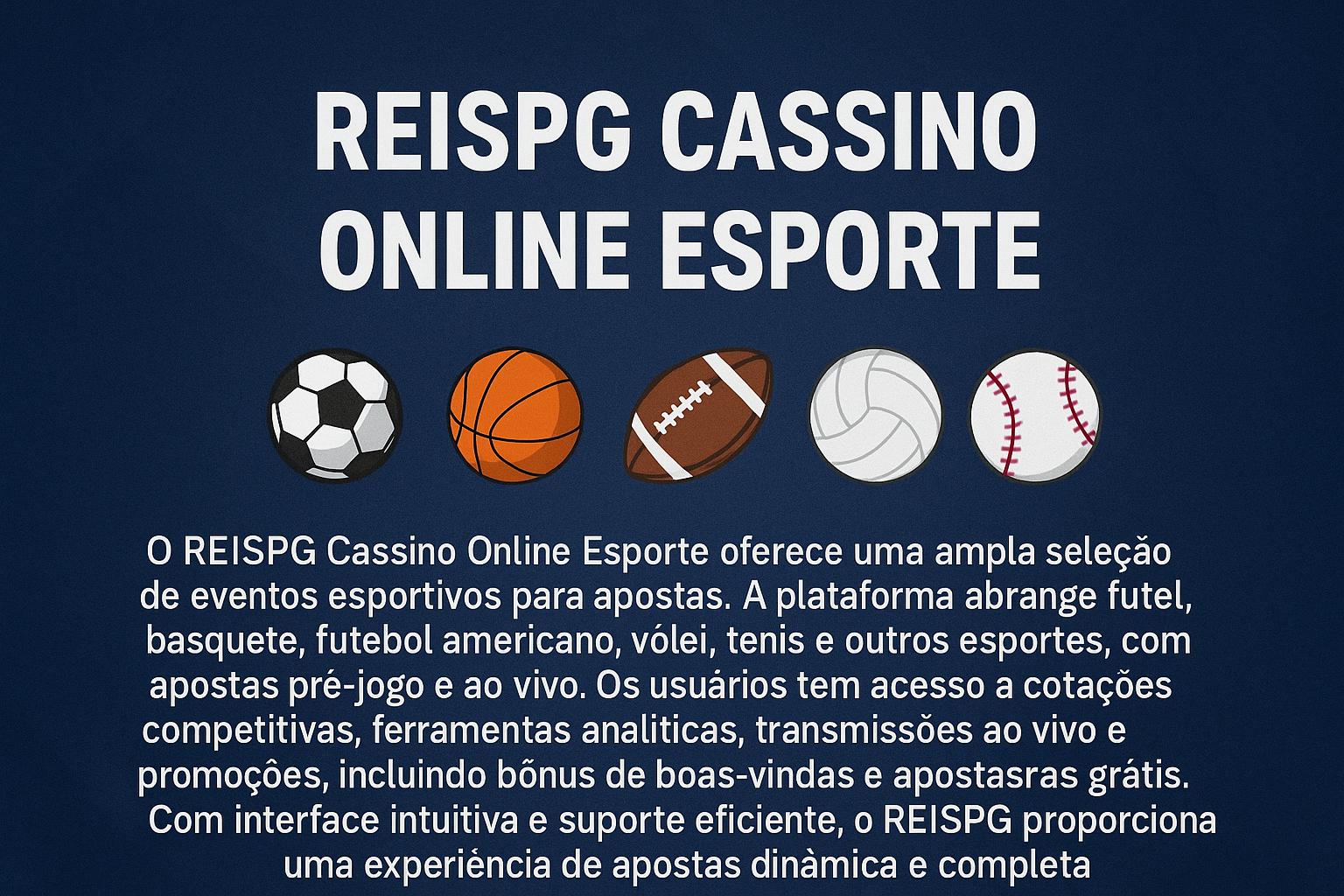 Aposte em apostas esportivas no cassino online REISPG