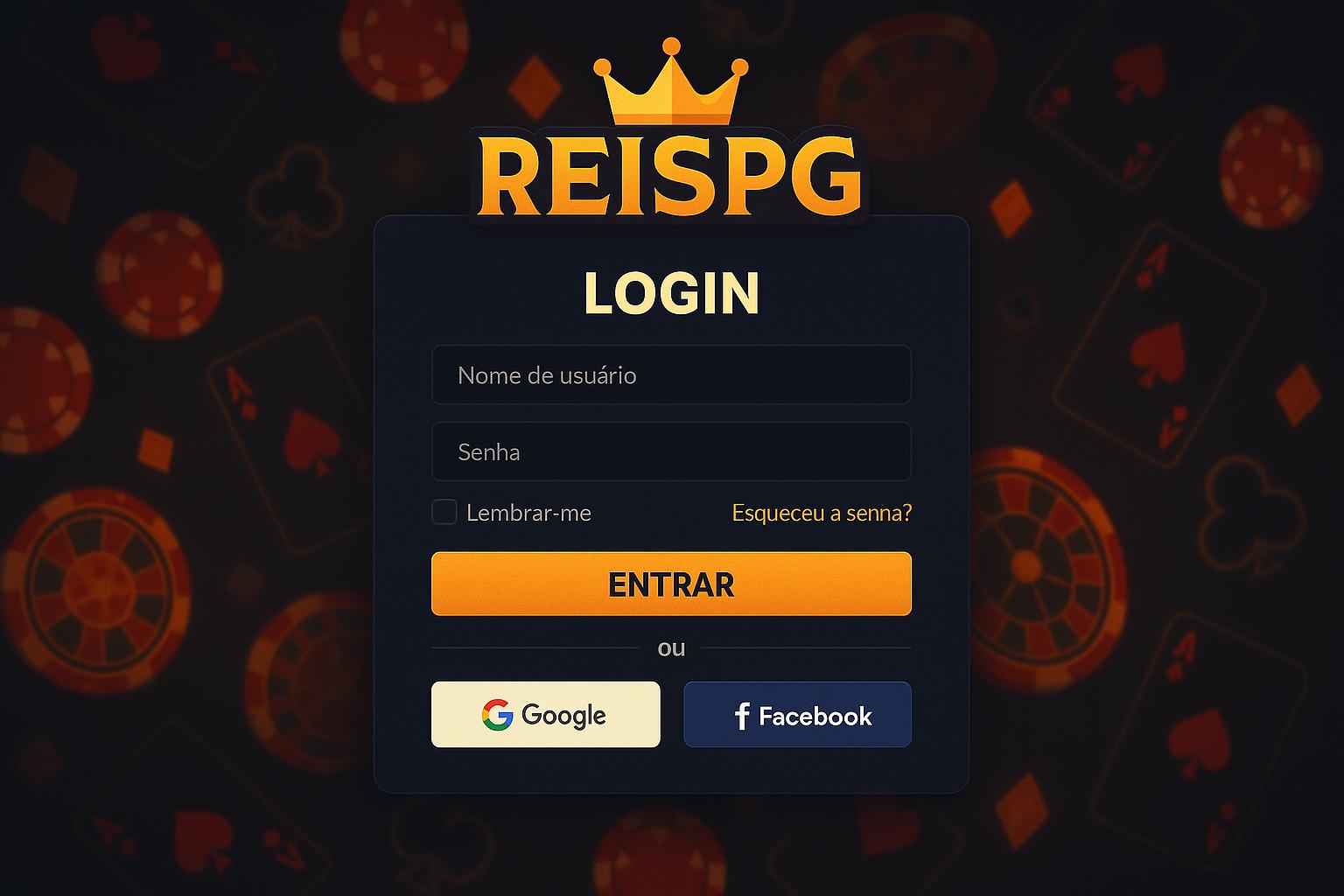 Login no Cassino REISPG