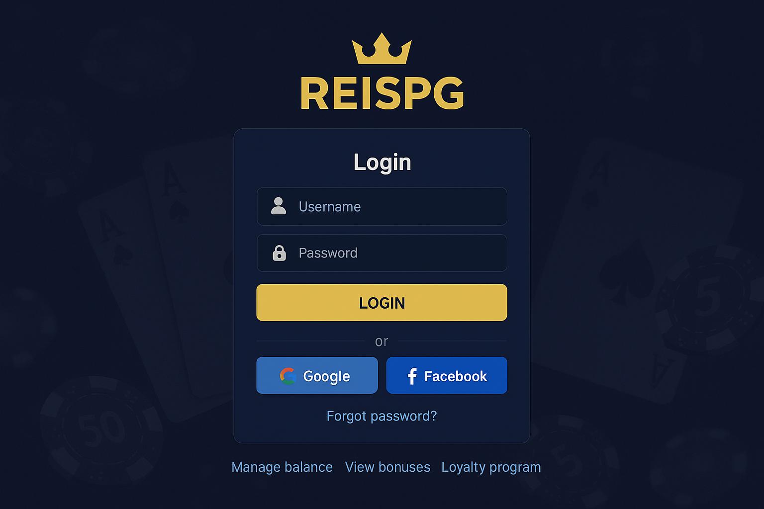 Registro na REISPG Garante Acesso a uma Vasta Seleção de jogo